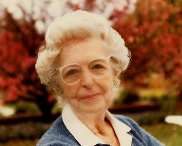 Ruth Rawlings Mott smiles into the camera