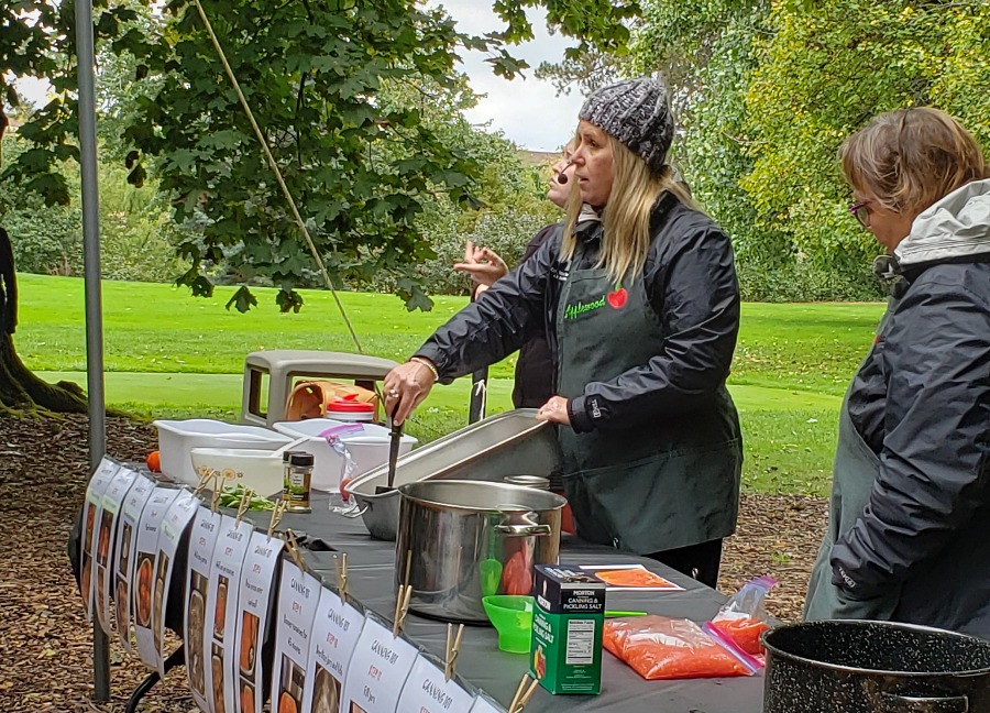 Produce canning lunch & learn program