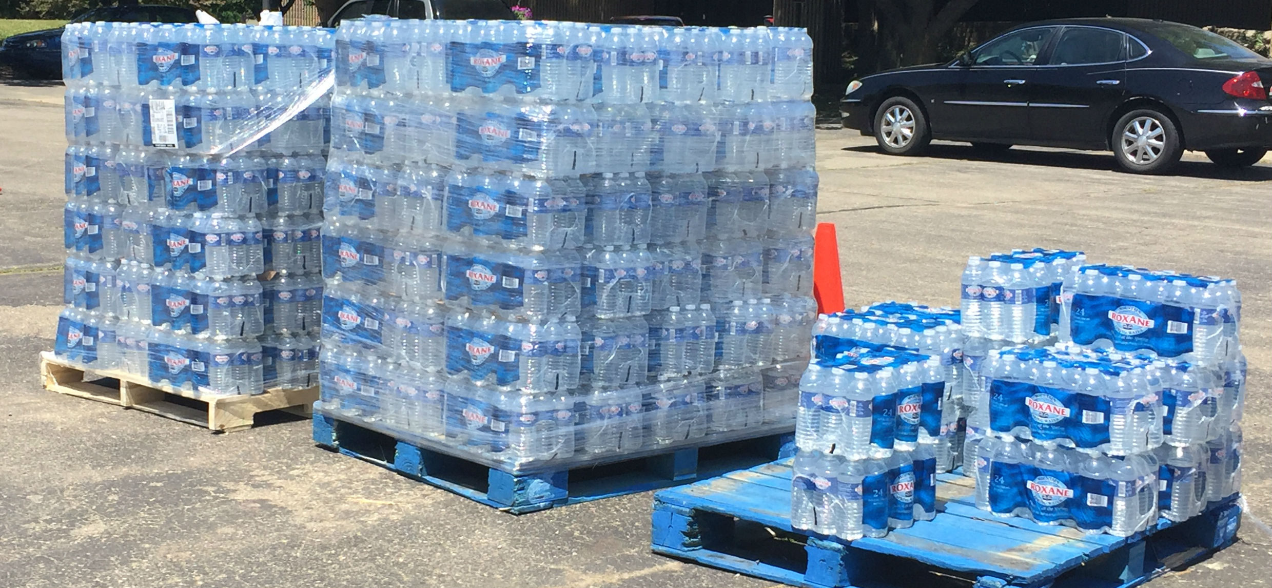 Cases of water to aid Flint Water Crisis.