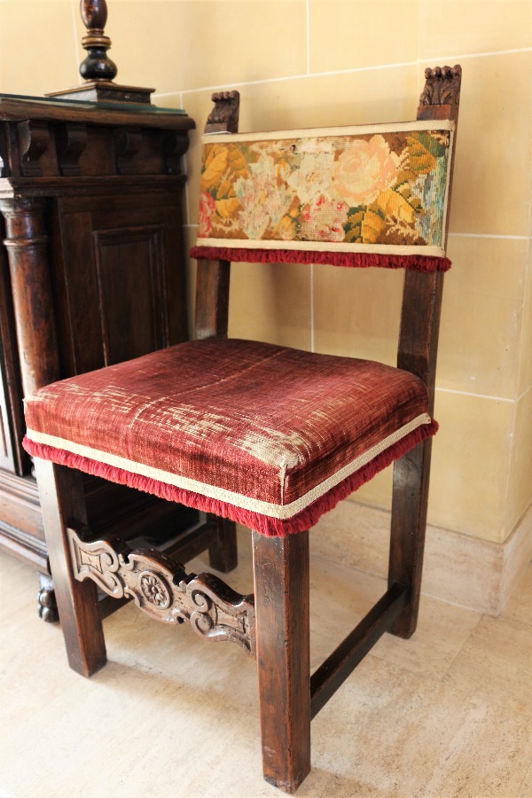 Historic Ruth Mott chair at Applewood Estate