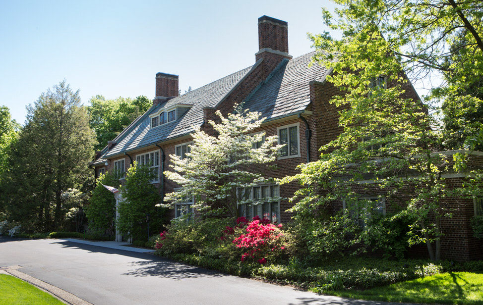 The house at Applewood in the spring